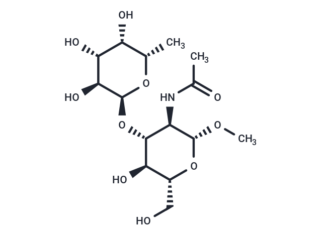Fuc1-α-3GlcNAc1-β-Ome