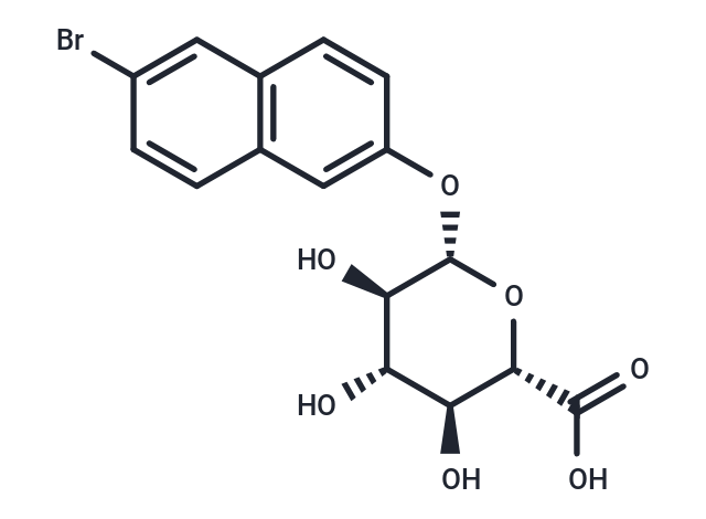 6-Bromo-2-naphthalenyl β-D-glucopyranosiduronic acid
