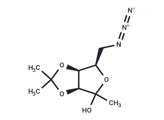 6-Azido-1,6-dideoxy-3,4-O-isopropylidene-D-lyxo-2-hexulofuranose