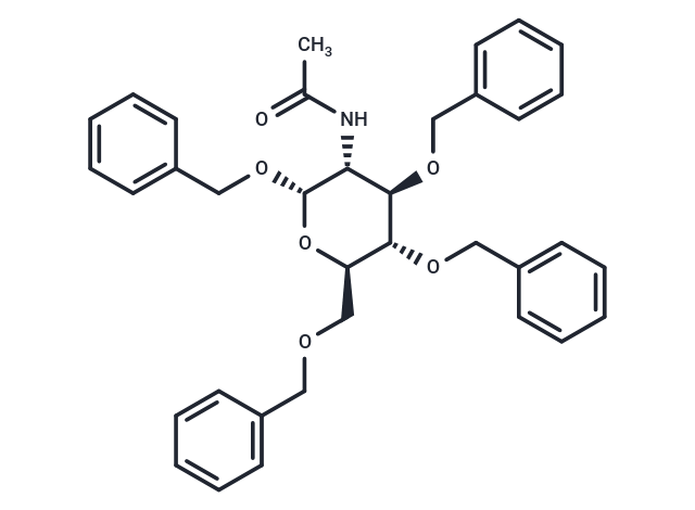Benzyl 2-acetamido-3,4,6-tri-O-benzyl-2-deoxy-α-D-glucopyranoside