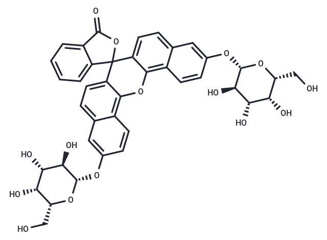 Naphthofluorescein di-(β-D-galactopyranoside)
