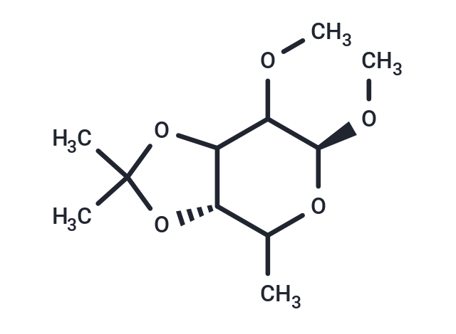 Methyl 6-deoxy-2-O-methyl-3,4-O-(1-methylethylidene)-α-D-galactopyranoside
