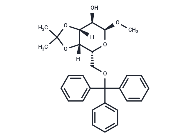Methyl 3,4-O-Isopropylidene-6-O-trityl-α-D-galactopyranoside