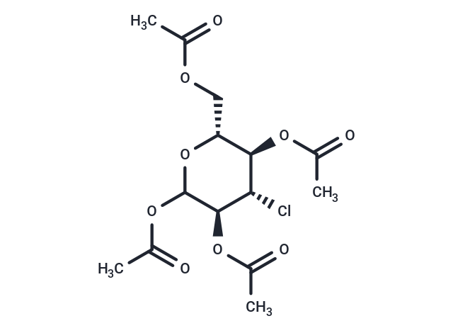 3-Chloro-3-deoxy-1,2,4,6-tetra-O-acetyl-D-glucopyranose