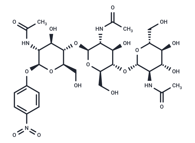 4-Nitrophenyl β-D-N,N',N''-triacetylchitotriose