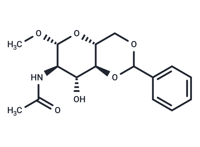 Methyl 2-acetamido-2-deoxy-4,6-O-benzlydene-O-β-D-glucopryanoside