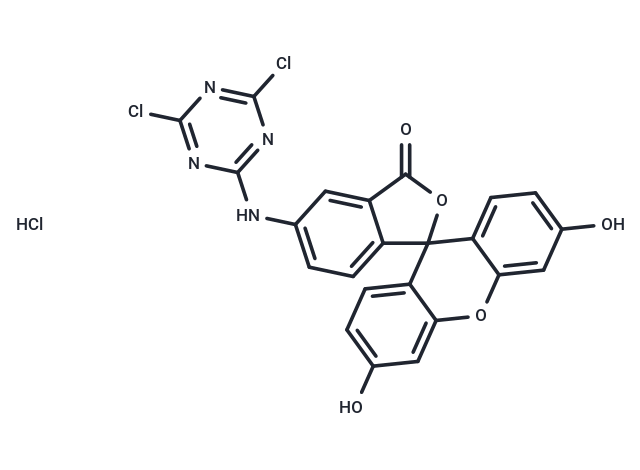 5-(4,6-Dichloro-s-triazin-2-ylamino)fluorescein hydrochloride