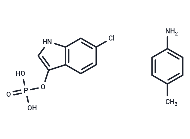 6-Chloro-3-indoxyl phosphate p-toluidine
