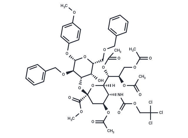 Neu5Troc[1Me,4789Ac]α(2-3)Gal[26Bn]-β-MP
