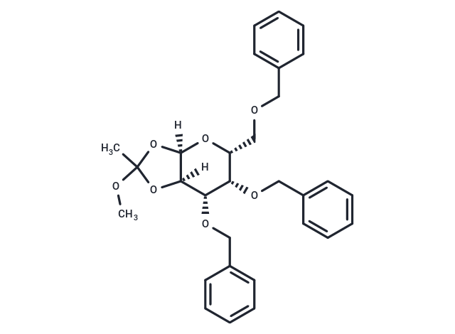 3,4,6-Tri-O-benzyl-α-D-galactopyranose 1,2-methyl orthoacetate