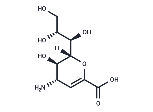 4-Amino-2,6-anhydro-3,4-dideoxy-D-glycero-D-galacto-non-2-enoic acid