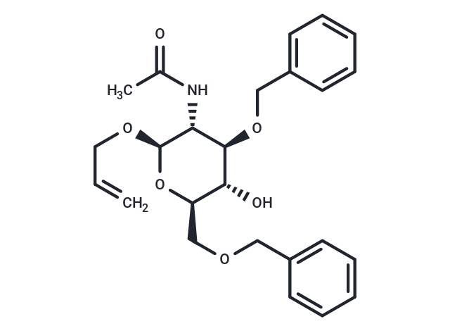 Allyl 2-(acetylamino)-2-deoxy-3,6-bis-O-benzyl-β-D-glucopyranoside
