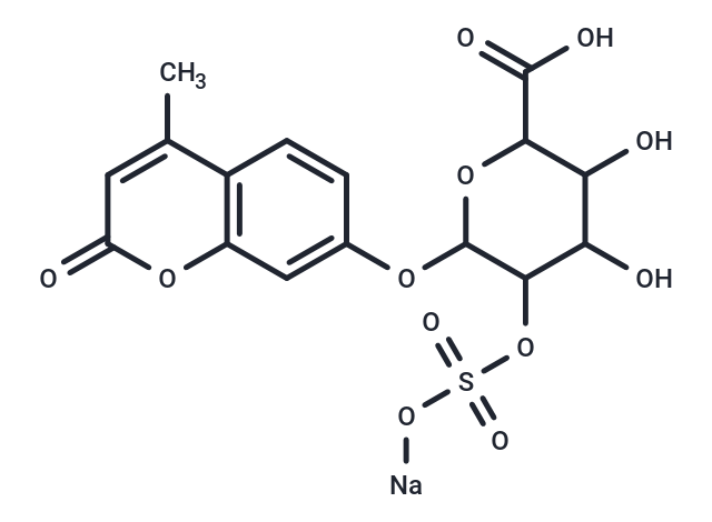 4-Methylumbelliferyl a-L-idopyranosiduronic acid 2-sulphate disodium