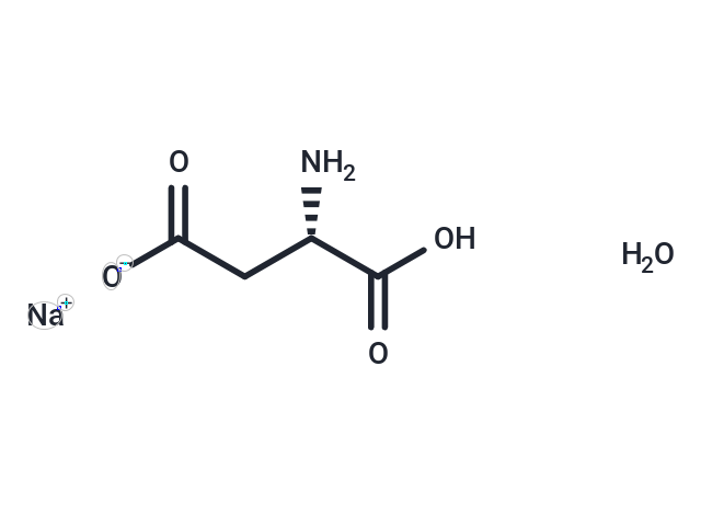 Sodium (S)-3-amino-3-carboxypropanoate hydrate