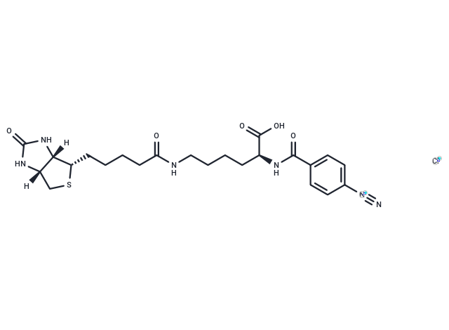 p-Diazobenzoyl-biocytin chloride