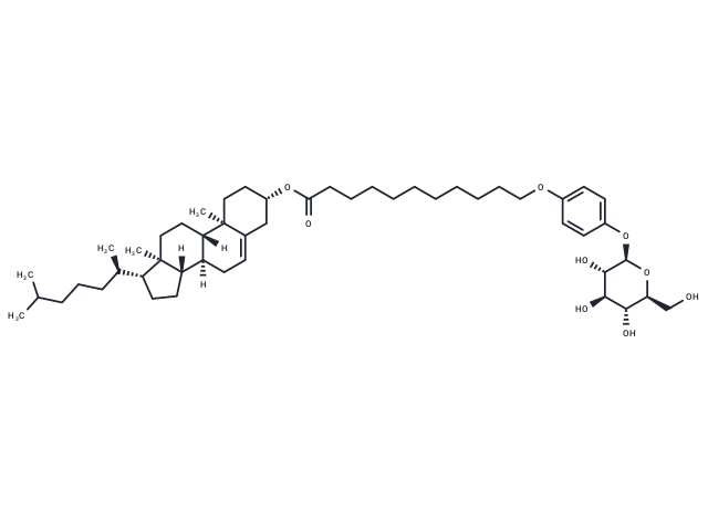 Cholesterol-undecanoate-glucose conjugate