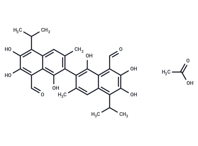 (S)-Gossypol acetic acid