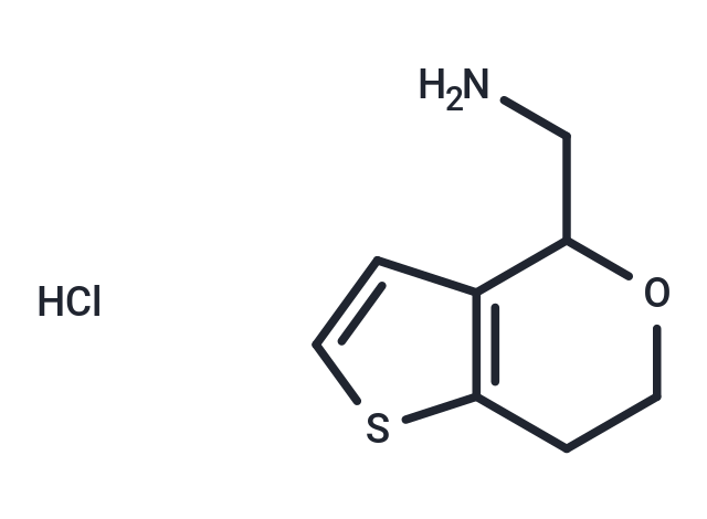 {4H,6H,7H-thieno[3,2-c]pyran-4-yl}methanamine hydrochloride