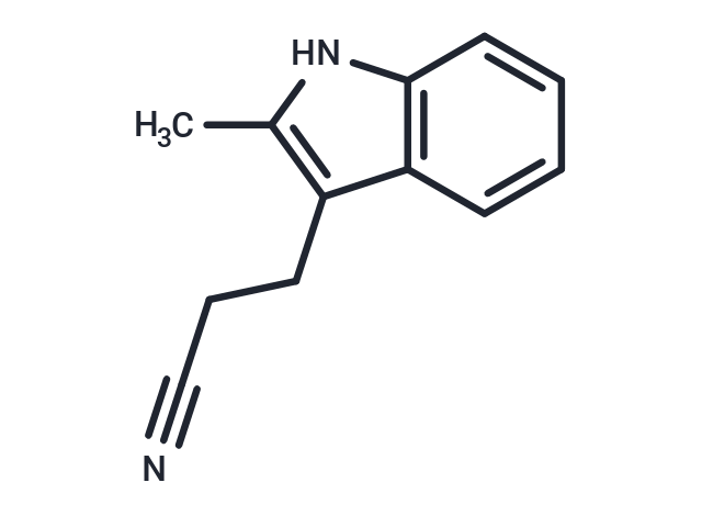 3-(2-methyl-1H-indol-3-yl)propanenitrile