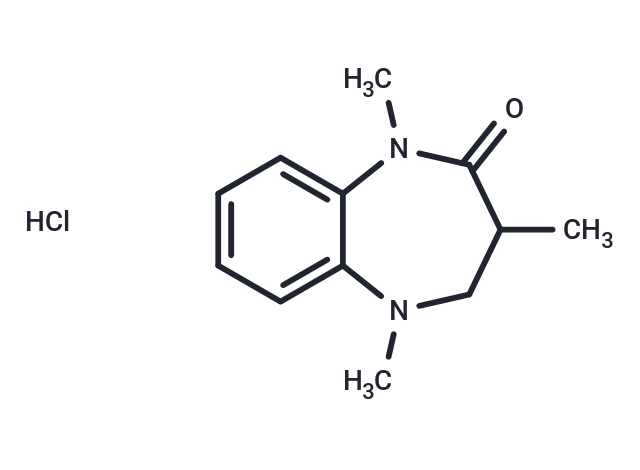 1,3,5-trimethyl-2,3,4,5-tetrahydro-1H-1,5-benzodiazepin-2-one hydrochloride