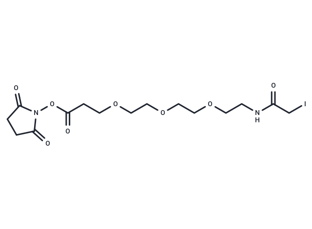 Iodoacetamido-PEG3-NHS ester