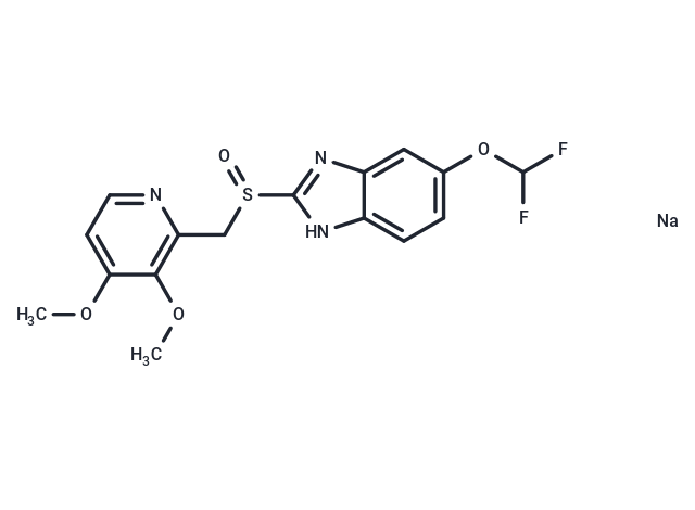 (R)-(+)-Pantoprazole sodium