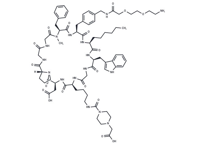 FAP targeting peptide-PEG2 conjugate