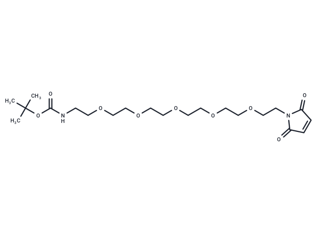 Mal-PEG5-NH-Boc
