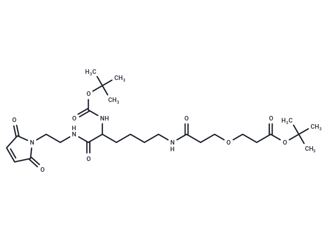 N-Boc-N'-(PEG1-t-butyl ester)-L-Lysine-amido-Mal