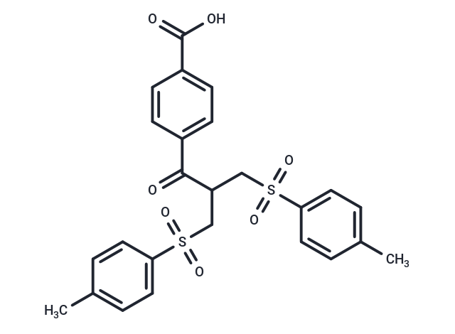 4-(3-Tosyl-2-(tosylmethyl)propanoyl)benzoic acid