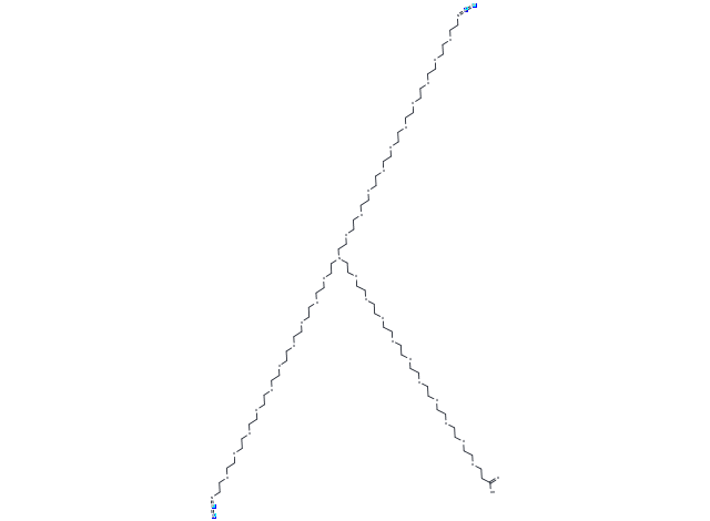 N-(acid-PEG10)-N-bis(PEG10-azide)