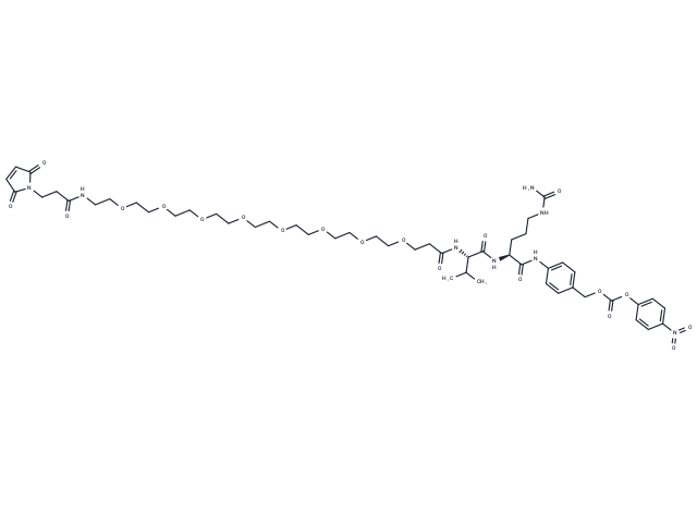 Mal-amide-PEG8-Val-Cit-PAB-PNP