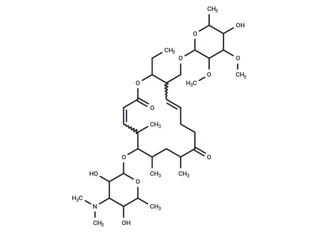 Dedesosaminyl-5-O-mycaminosyl-10,11-dihydromycinamicin IV