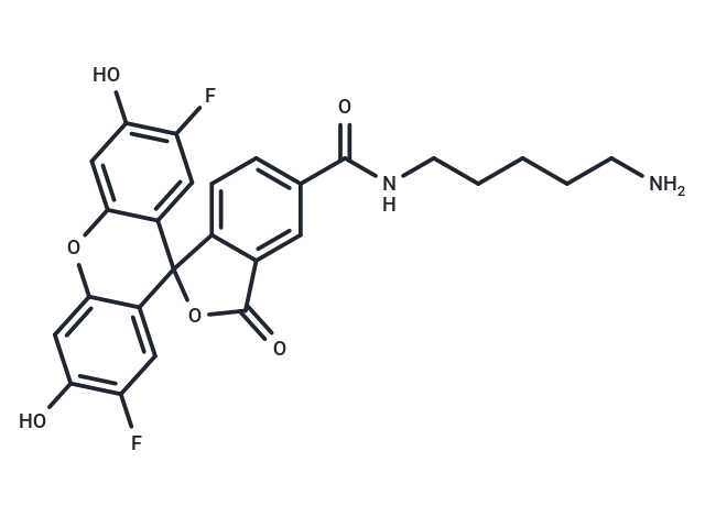 Difluorocarboxyfluorescein cadaverine, 5-isomer
