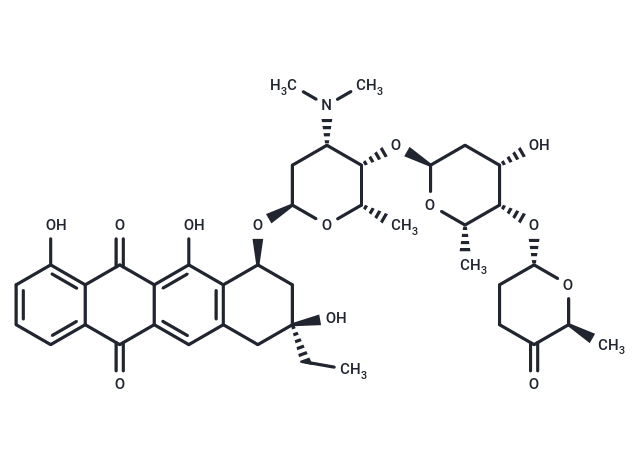 10-Decarbomethoxyaclacinomycin A