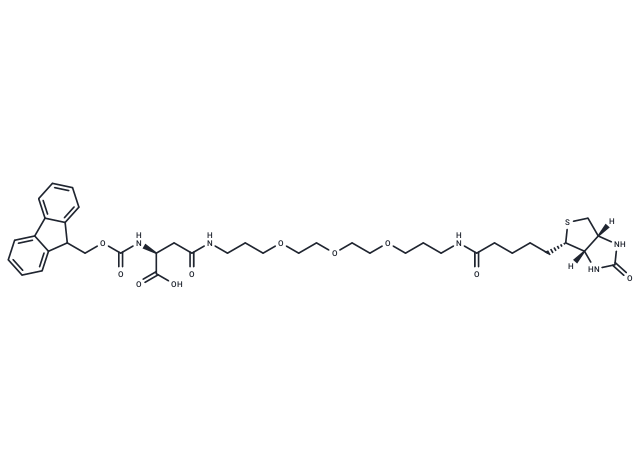Fmoc-Asp(biotinyl-PEG)-OH