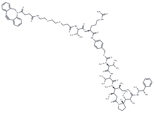 DBCO-PEG2-Val-Cit-PAB-MMAE
