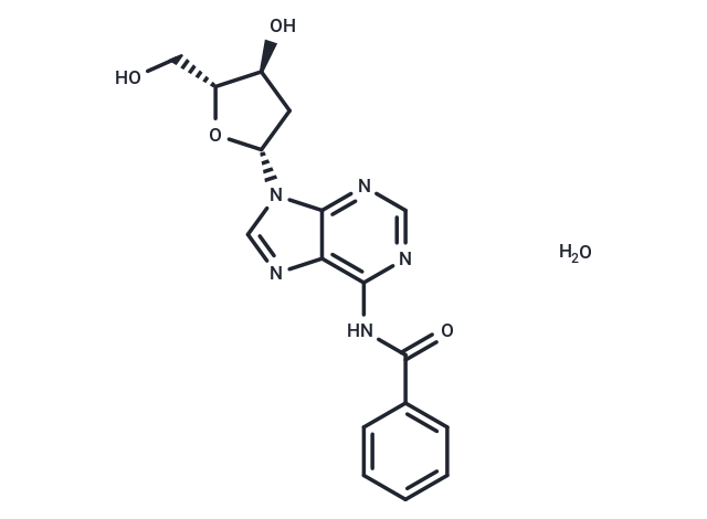N6-Benzoyl-2'-deoxyadenosine monohydrate