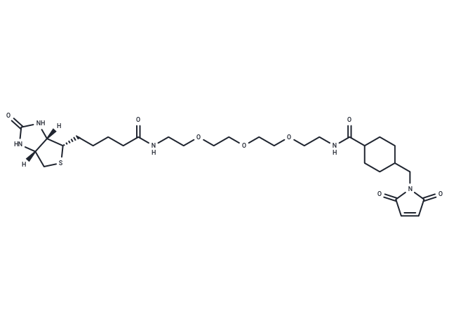 Mal-Cyclohexyl-PEG3-Biotin