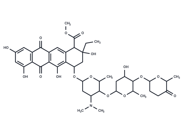 2-Hydroxyaclacinomycin A