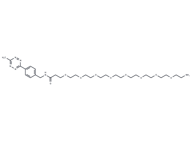 Methyltetrazine-amido-PEG8-amine Trifluoroacetate