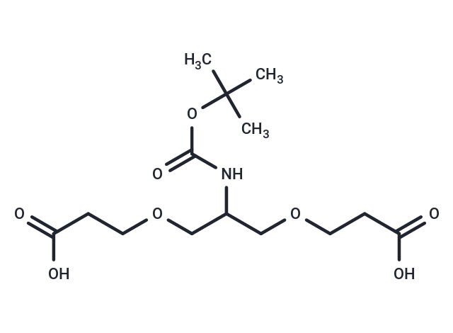 Boc-NH-Bis(acid-PEG1-m)