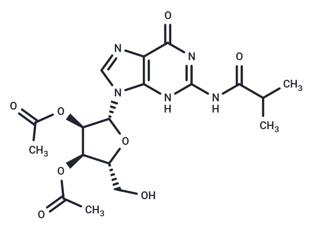 N-Isobutyryl-2', 3'-acetyl-guanosine