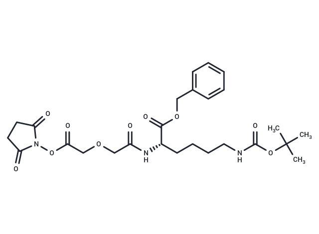 Benzyl N1-[PEG1-NHS]-N6-(t-Boc)-L-lysinate