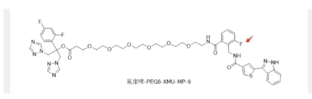 Fluconazole-PEG6-XMU-MP-9