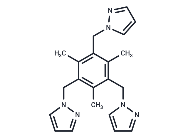 1,1',1"-((2,4,6-Trimethylbenzene-1,3,5-triyl)tris(methylene))tris(1H-pyrazole)