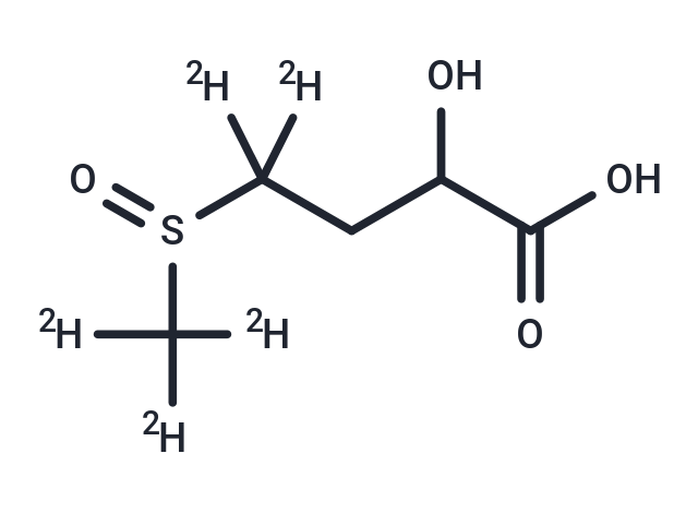 2-Hydroxy-4-(methylsulfinyl)butanoic acid-d5