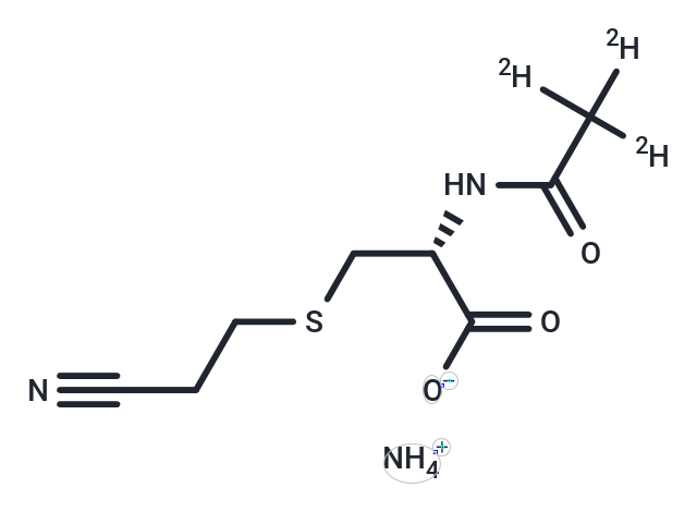 N-Acetyl-S-(2-cyanoethyl)-L-cysteine-d3 ammonium