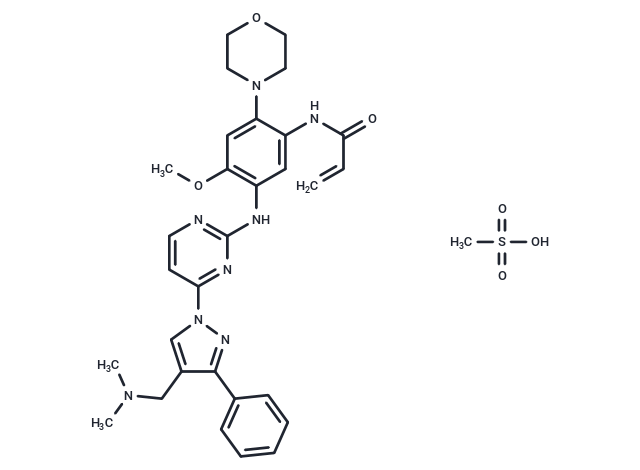 Lazertinib mesylate