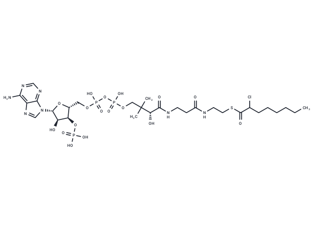 2-Chlorooctanoyl-CoA